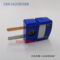 美标SMPW-T-M/F型热电偶端子蓝色热电偶插头电偶插座T型连接器T型
