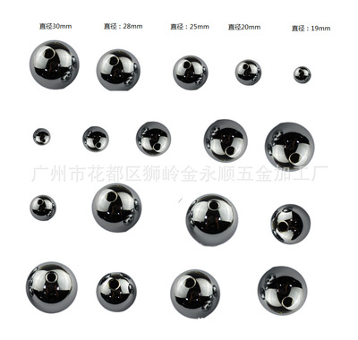 厂家通孔钢珠冲肛塞配件成人用品拉珠金属肛塞后庭拉珠钢珠电镀铬|ru