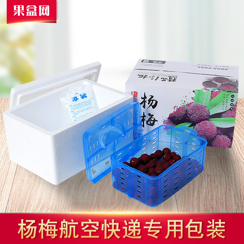 新3-5斤装杨梅快递专用包装东魁荸荠种加厚泡沫箱航空塑料盒批发|ms