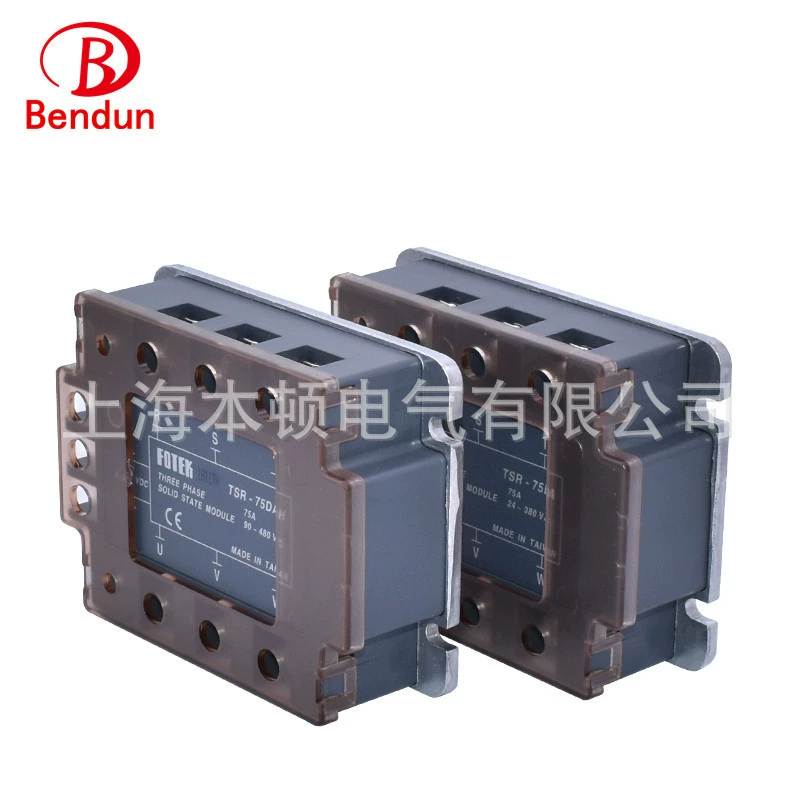 Оригинальный TSR-75DA Tri-Phase Solid State Relay TSR-75DA-H FOTEK из Тайваня высокопроизводительный твердотельный реле