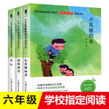 快樂讀書吧愛的教育小英雄雨來童年書全套3冊在人間 高爾基正版