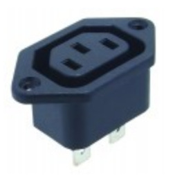 厂家直销台湾JEC  JR-121(SQ) 二合一环保阻燃嵌入式品字插座