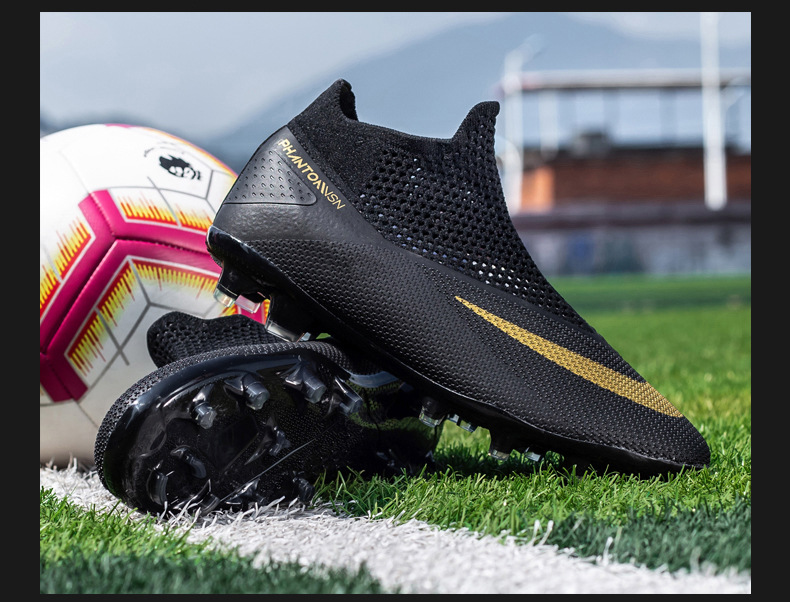 Calzini da calcio nuovi High Bang Flying in maglia soprascarpe per ragazzi e ragazze AG unghie lunghe in pelle piedi giovani studenti sportivi_voghion.com
