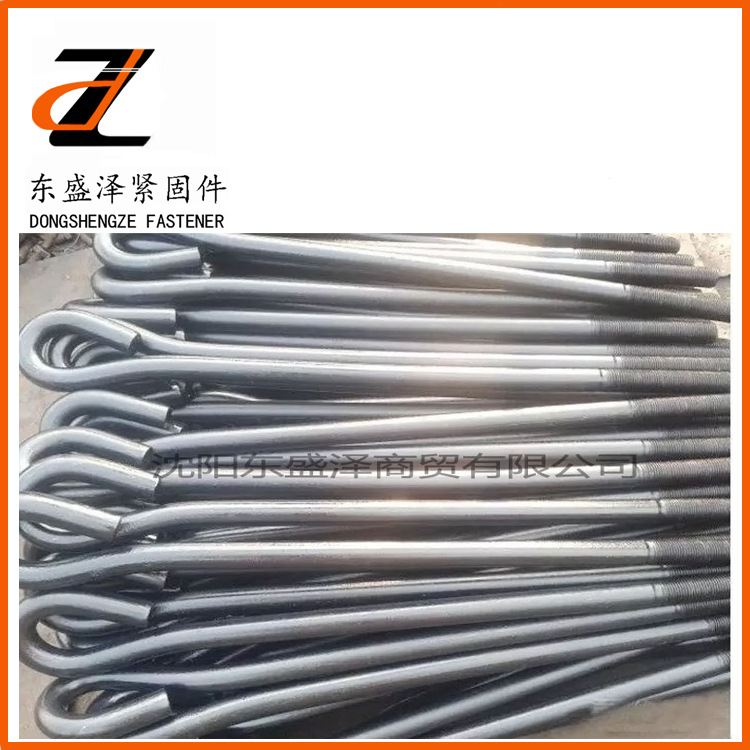 高强度地脚螺栓  8.8级 Q345B预埋件