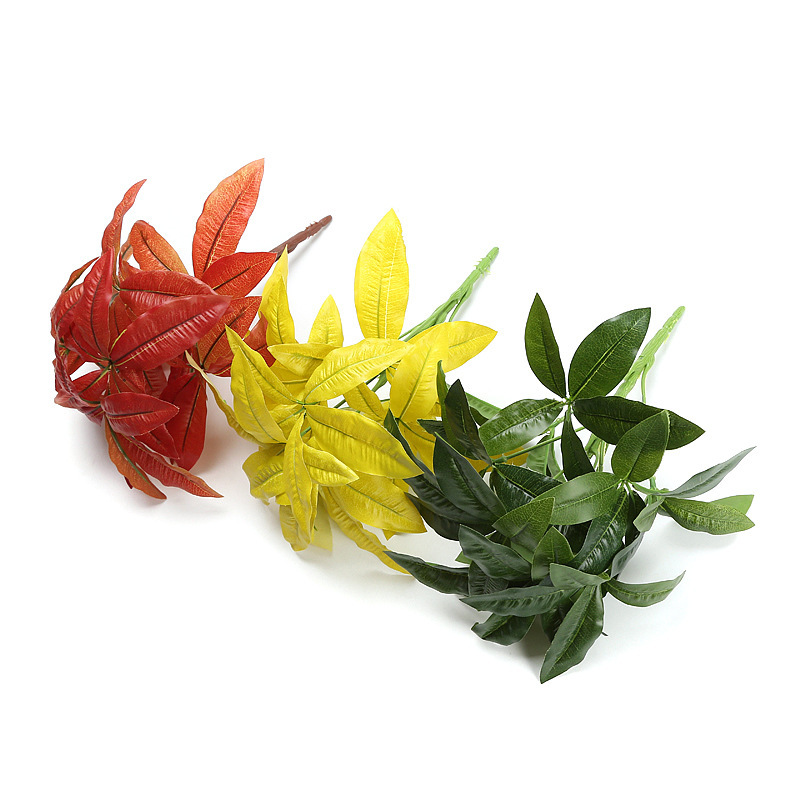 Home decoration artificial flower artificial flower green plant potted plant small tree green plant wall plug flower accessories fortune tree money leaf