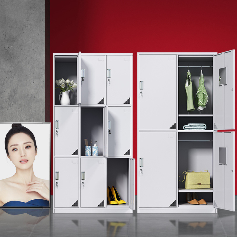 DRG steel lock staff storage cabinet iron cabinet storage cabinet factory dormitory shoe cabinet bathroom locker