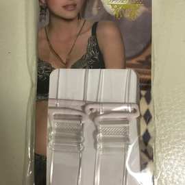 2.5扣1.5带加宽透明磨砂肩带加厚34丝韩版