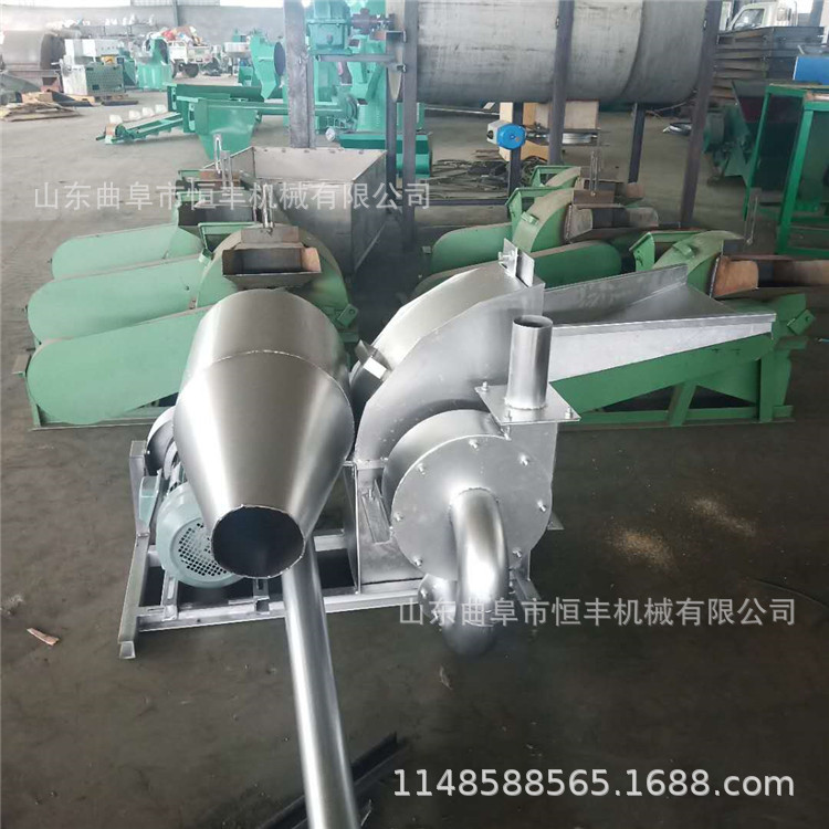 不锈钢锤片式中草药粉碎机 调味品磨粉机 化工行业耐腐蚀粉碎机