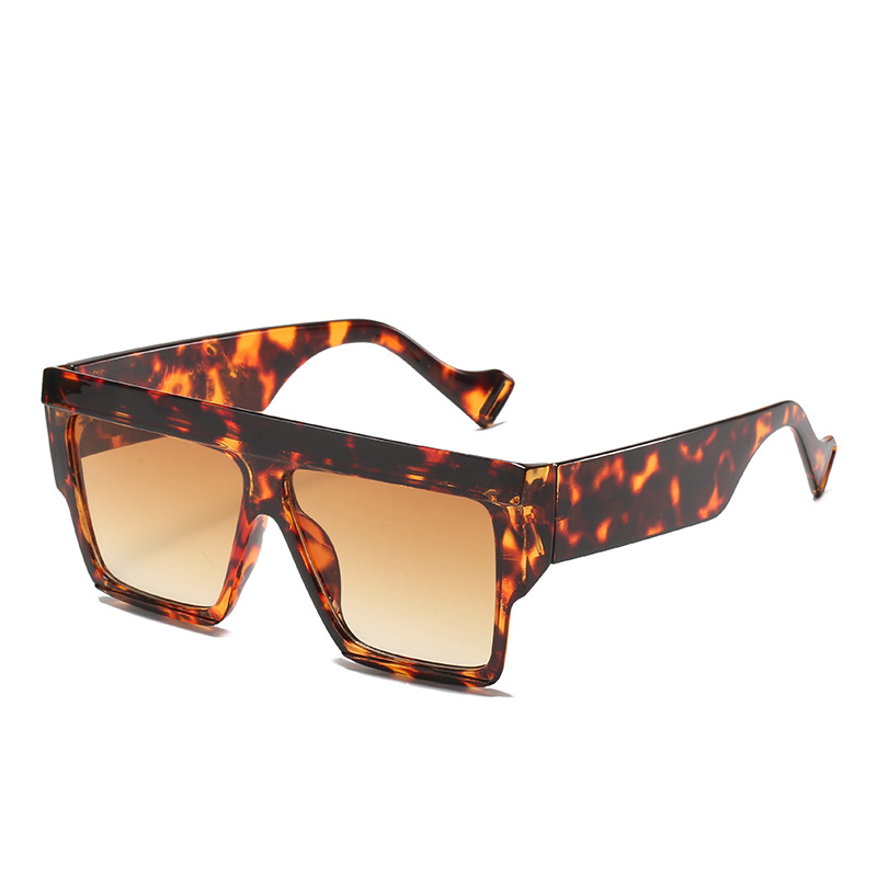 Nuevas gafas cuadradas de Marco grande transfronterizo ins Internet celebridad personalizada gafas de sol hombres y mujeres ventas directas de fábrica