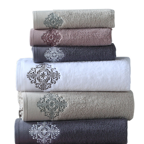European classical set towel bath towel Severna pure cotton towel adult face towel bath towel pure cotton absorbs water and does not shed lint
