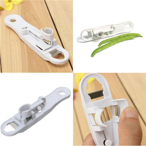 Home Kitchen String Beans Slicer Green Beans Convenient Strips Cutter Multi-functional Edamame Cutting Tool Green Bean Hair Cutter Gadget