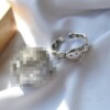 Tide, retro cute ring, silver 925 sample, Japanese and Korean, internet celebrity