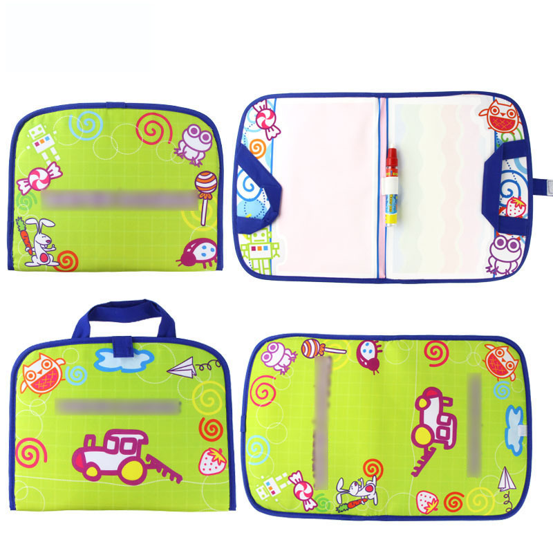 兒童魔法彩色水畫布涂鴉寫字毯手提背包 嬰幼兒早教玩具