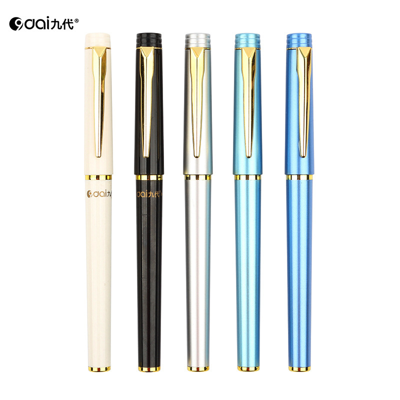 Net Red Signature pen business affairs Water pen Roller ball pen Gift box packaging 0.5mm men and women Couple pen autograph Exhibition