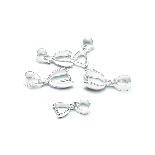 DIY jewelry accessories alloy melon seed buckle silver-plated pendant clip buckle connection buckle jewelry pendant accessories manufacturer wholesale