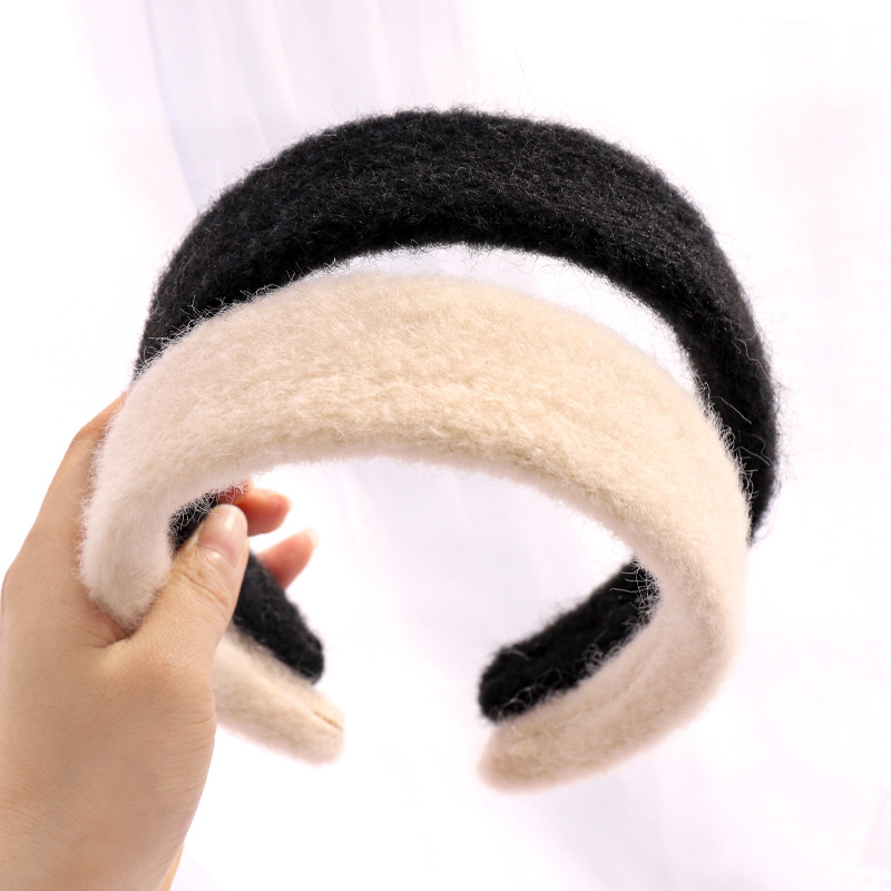woolen fabric cloth widebrimmed headbandpicture11