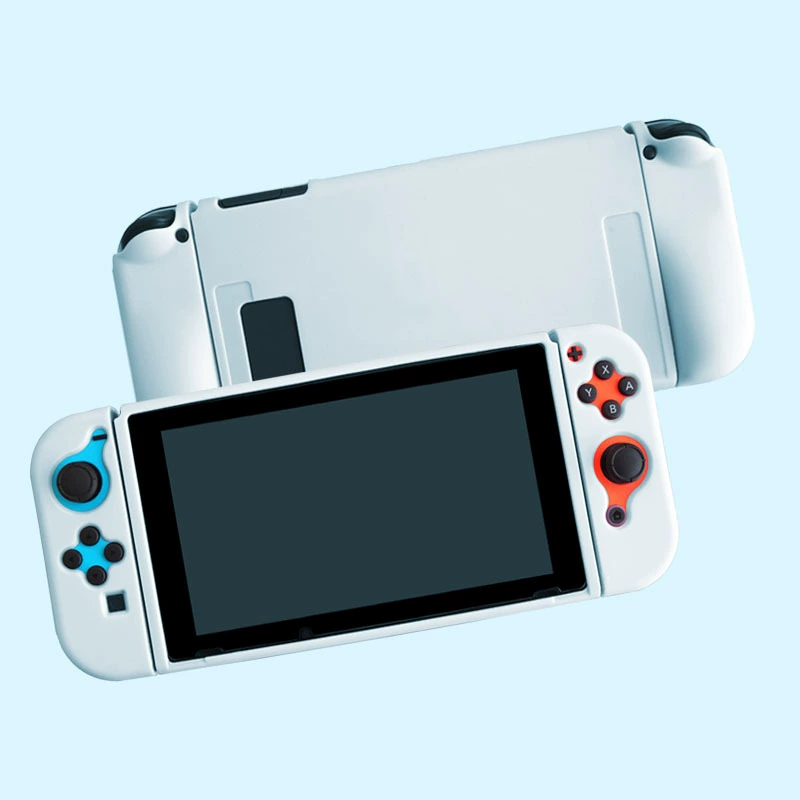ДОМОНАТ SWITCH геймпад защитный чехол все-в-одном разделенный TPU матовый красный синий геймпад мягкий клей NS силиконовый чехол