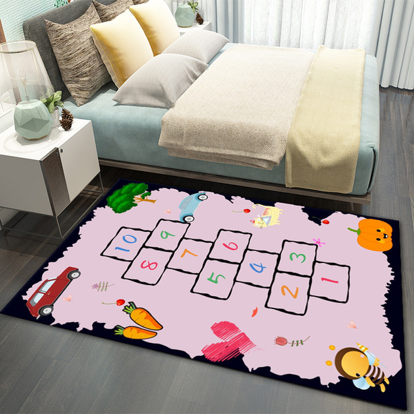 Cartoon carpet for home use for living room for bed