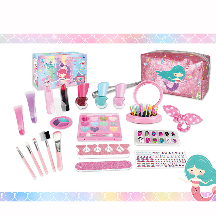 外销跨境新品儿童仿真彩妆玩具女孩化妆套装儿童化妆品玩具彩妆