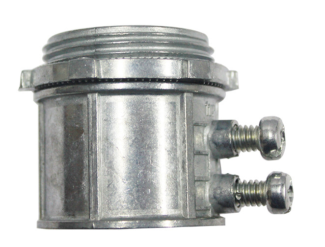 厂家直销优质锌合金接头带螺钉EMT CONNECTOR ZEC 1"- 4
