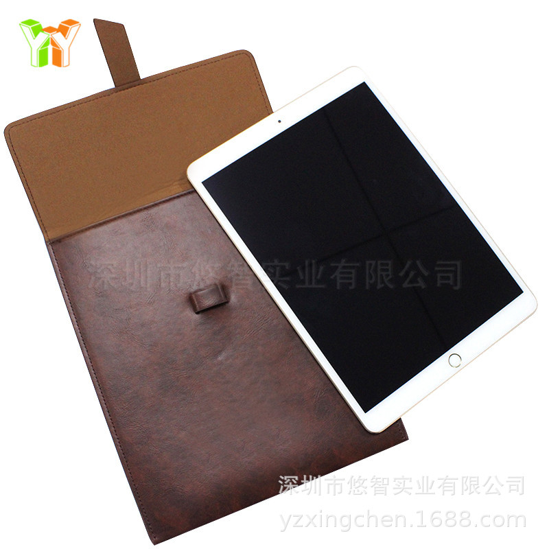 Factory retail leather computer bag imitation leather universal tablet notebook leather case business waterproof men's computer bag