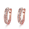 Zirconium, earrings, accessory, European style, simple and elegant design, Korean style, wholesale