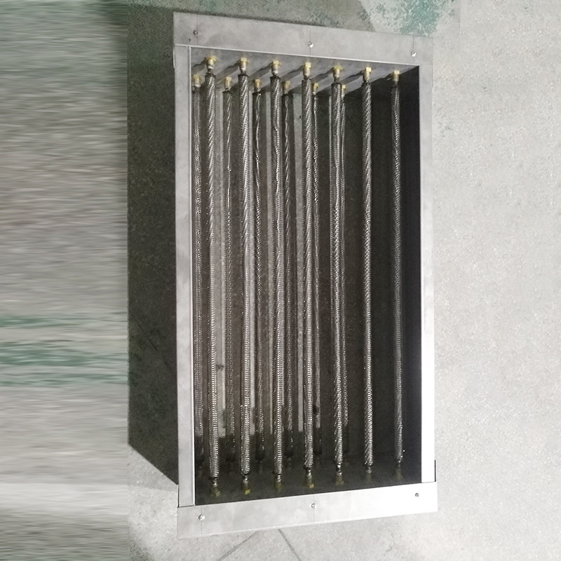 厂家生产空气加热热风机不锈钢翅片热风架暖风机翅片发热管