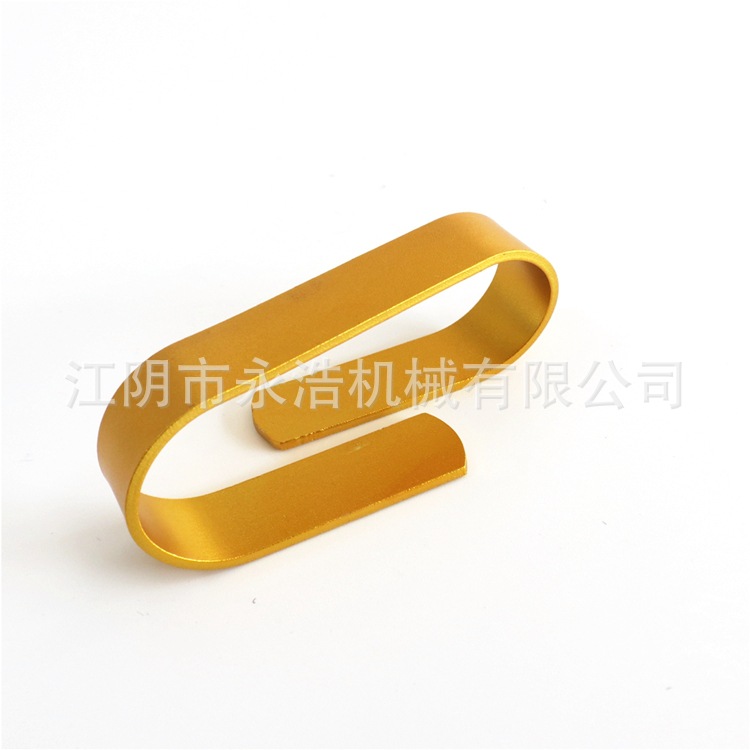 定制商标金属冲压弯曲可调扣