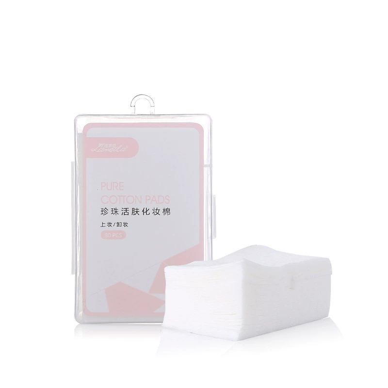拉美拉 Мягкие ватки из хлопка безворсовые салфетки, тонкие хлопковые wipes, 80 штук, оптовая продажа