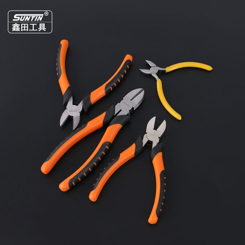 SUNTIN Diagonal Pliers Industrial Grade Tools Diagonal Pliers Partial Pliers Diagonal Mouth 5 Inch 6 Inch Electrician Pliers