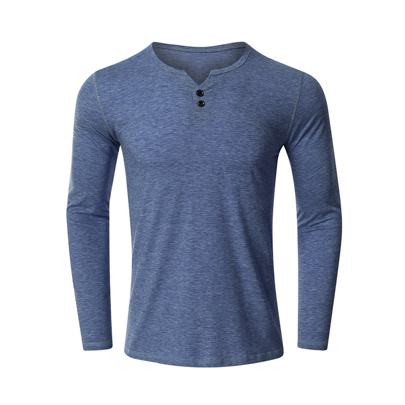 boy 2022 New Export Long Sleeve Base Shirt Men's Solid Color T-Shirt Autumn Winter Clothing Wholesale_voghion.com