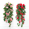 simulation Wall Flower Rose Vine Hanging orchids Hanging basket balcony Home Furnishing Wall decoration Manufactor Direct selling wholesale