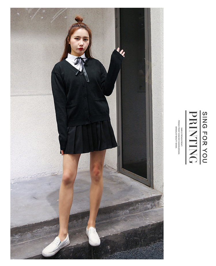 黑色开衫详情_08