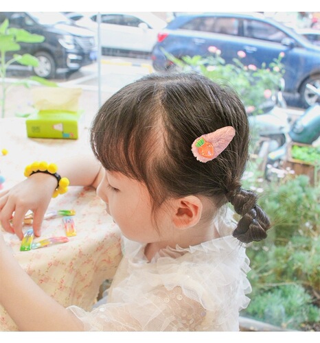 Winter children's hair clips, cartoon baby clips, all-inclusive, non-harmful, cute children's hair clip set wholesale