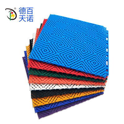 One hundred days outdoor kindergarten Playground Herringbone Suspended Assemble Plastic floor non-slip Basketball court