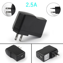 5V2.5A电源适配器 美规5V2500MA 平板电脑树莓派专用充电器USB