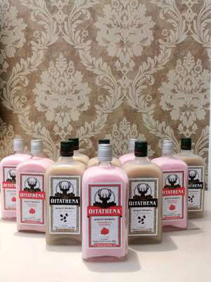 洋酒网红智慧雅典娜哈古雷斯草莓奶油新款咖啡奶油利口酒力娇酒瓶