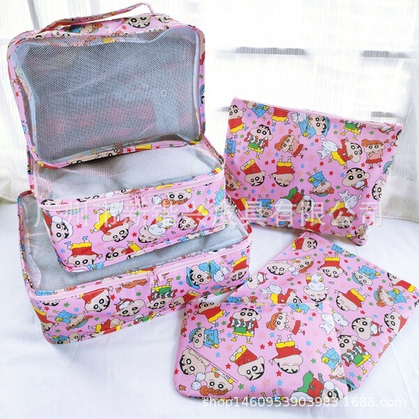 Cartoon waterproof storage system for traveling