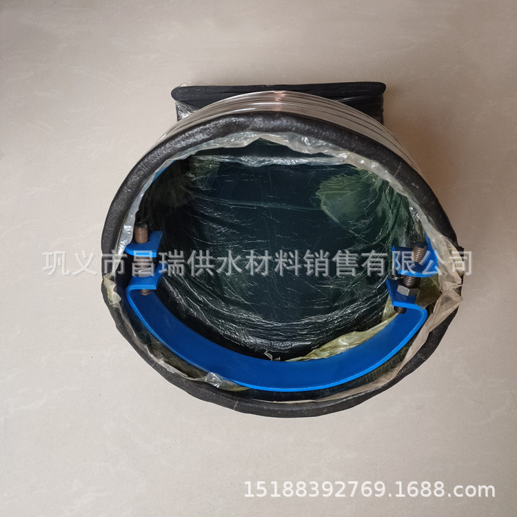 内置式鸭嘴阀 排水排污排洪橡胶柔性单向止回阀 内撑卡箍式鸭嘴阀