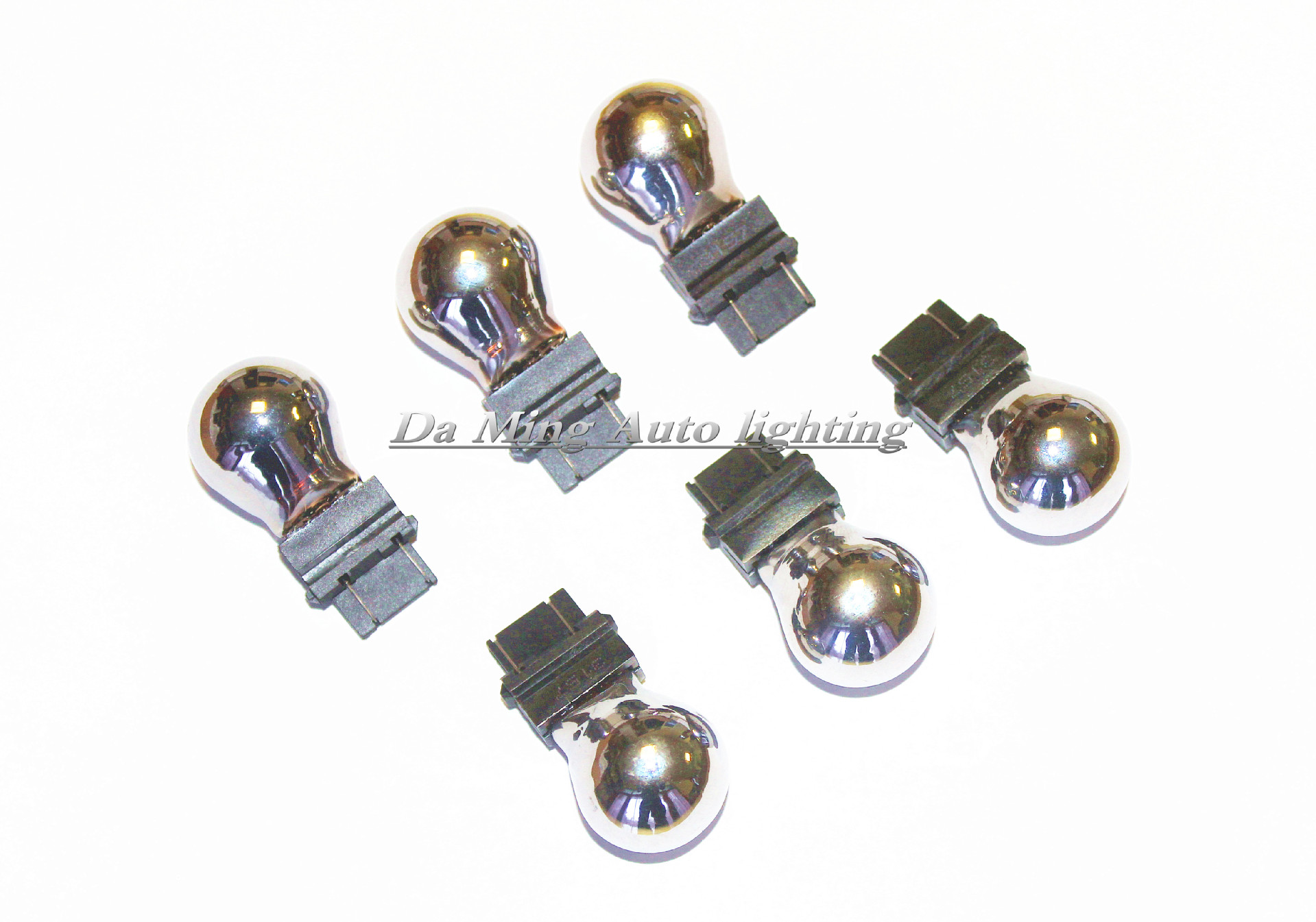 汽車燈泡 3157 鍍鉻琥珀銀 刹車指示燈 示寬燈 尾燈停車燈