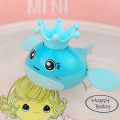 New crown hat with chain and spring for babies and toddlers, bath toys for interactive play and swimming