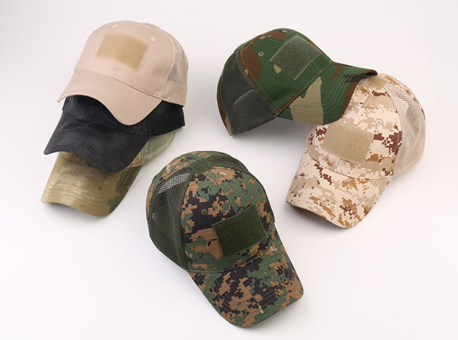 Nuevos aficionados militares al aire libre Python gorra de béisbol con Red camuflaje táctico sombrero deportivo Velcro enarboló la gorra image 1