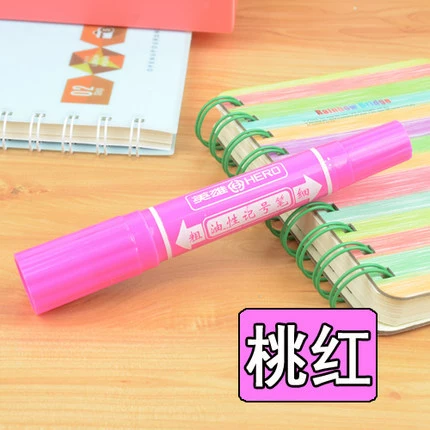 Гелевая/масляная ручка Hero 880 Art Color Painting Pen 24 цвета, двухсторонняя маркировочная ручка POP Pen Marker