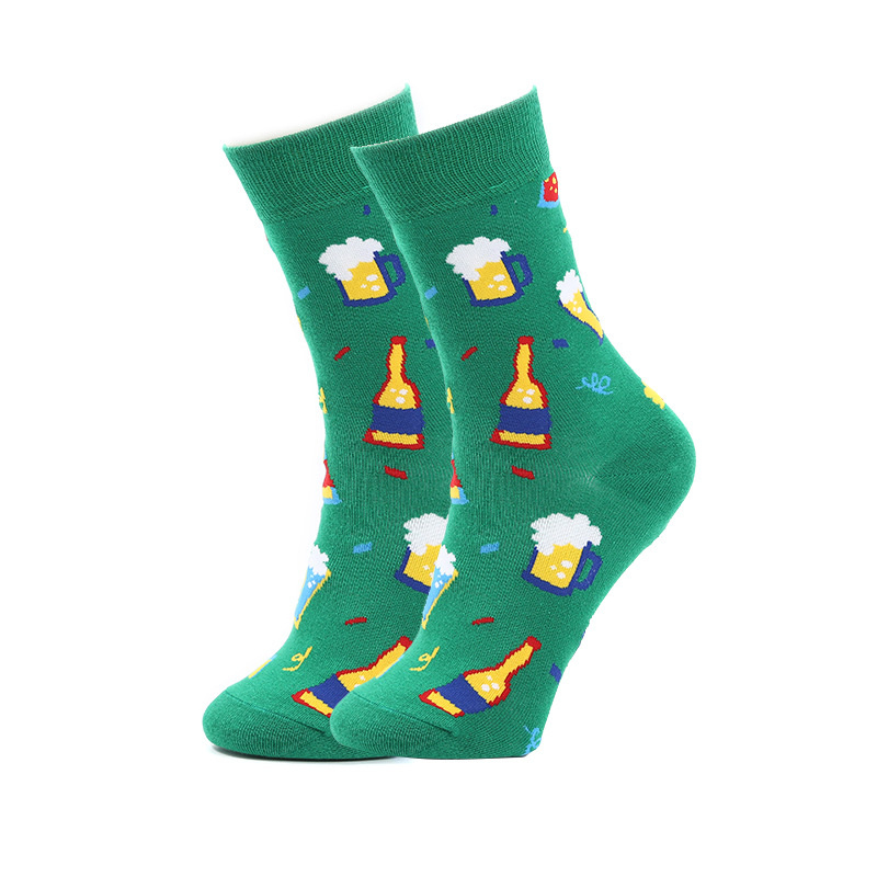 Unisex / men and women can be trendy color matching tube socks