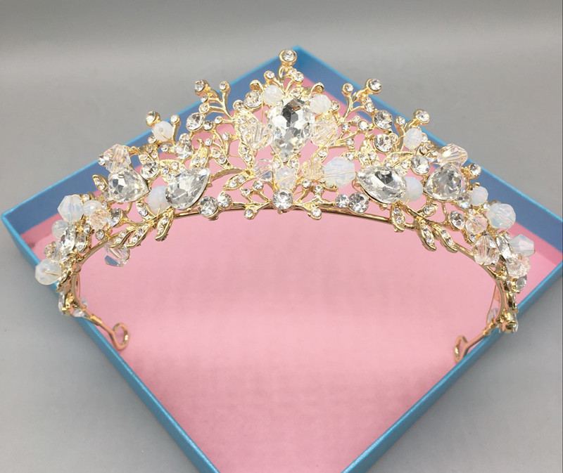 170g Weight Crown Hair Accessories Type 1 Piece Quantity Wedding, Engagement Occasion Alloy Material Crown Pattern All Seasons Season Women's Gender Plating Design Elegant, Streetwear Style Elegant Streetwear Women's Crown Alloy Plating Crown 6