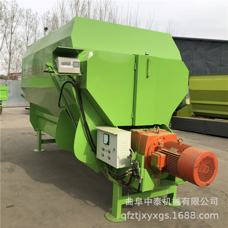 蚌埠合金钢TMR搅拌机 卧式双绞龙搅草机