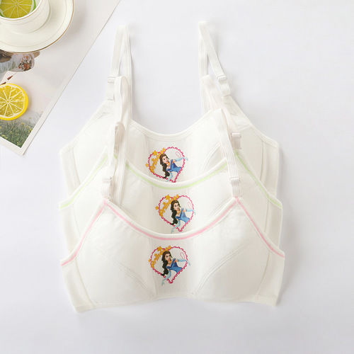 Girls bra underwear vest development period junior high school students high school adolescent bra adolescent girls thin section