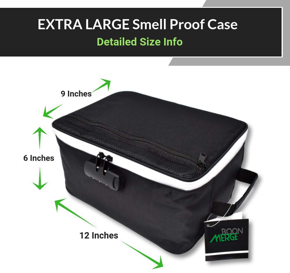 亚马逊新款热销烟草包 多功能大容量密码锁防臭包 旅行收纳隔绝袋