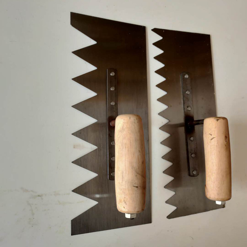 齿形抹泥刀抹子齿形刮板尖齿