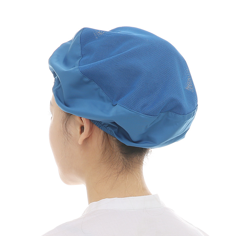 Sombrero DE TRABAJO sombrero de malla sombrero de comida blanca sombrero de taller sombrero de chef de cocina sombrero sanitario sombrero de fábrica a prueba de polvo sombrero transpirable